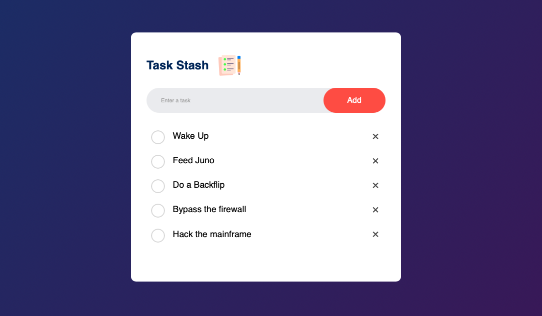 Task Stash